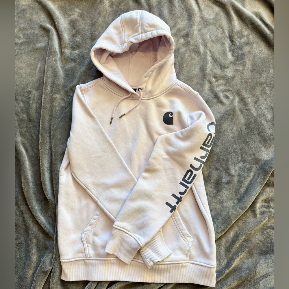 Carhartt Women’s Light Lavender Hoodie with Logo